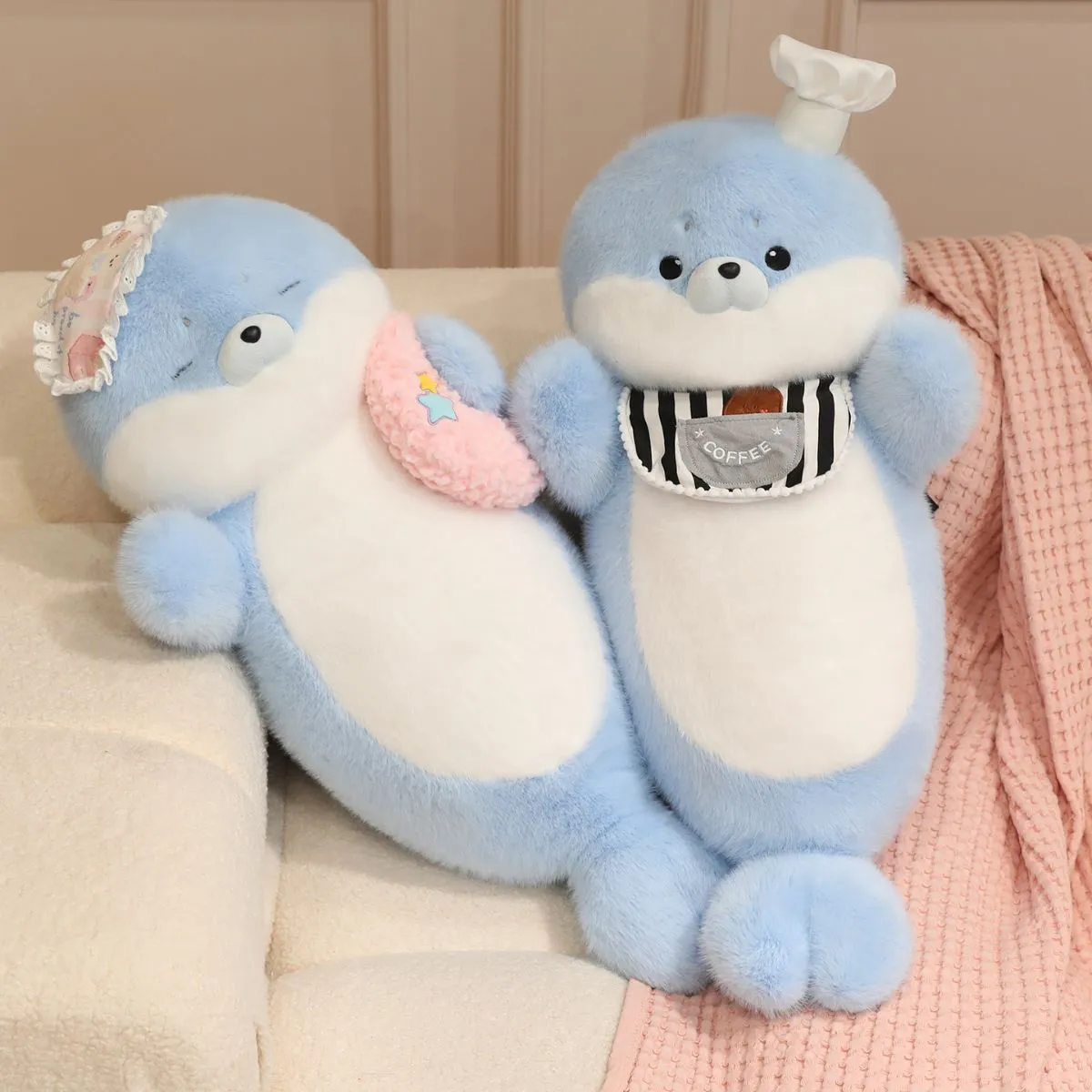 Cute Ocean Pet Seal Plush Toy – Soft Huggable Stuffed Animal, Soothing Bedtime Sleep Companion & Polar Park Souvenir Gift for Kids